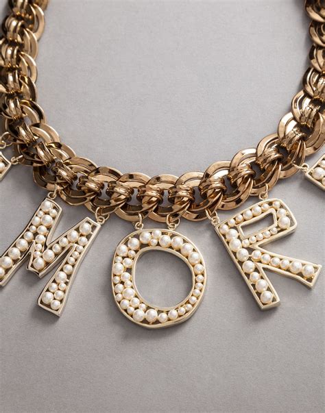 dolce gabbana necklaces|dolce and gabbana necklace women's.